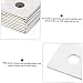 KICHOUSE 20pcs Square Washers Flat Plate Washers for Industrial Use for Automotive and Household Applications