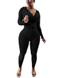 Two Piece Outfits For Women Long Sleeve Bodycon Tracksuit Casual Sweatsuits Jogger Sets