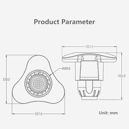 Skimmer flotante para estanque 220V miniatura 2