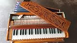 Harmonium With Standard Quality Scale Changer 37 Reeds Solid Beautiful Harmonium For Classical & Devotional Musics, Bhajans Hare Krishna Kirtan By MAYAPUR STORE.