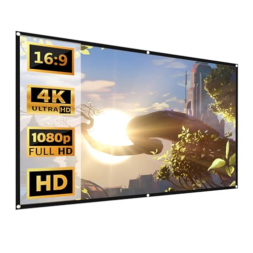 Pantalla de proyección plegable 150 pulgadas 16:9