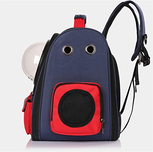 Musite Pet Bag Cat Tas Outwalking Reisdrager Draagbare Ruimte Capsule Ademende Hondentas/Geel - Afbeelding 6