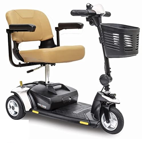 EV Rider 'Transport M' Lightweight Foldable Scooter - 250Lbs 4 Mph 10 Miles - Plum