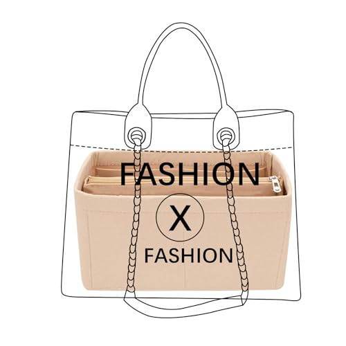 Lckaey Purse Organizer for Chanel beach bag tote storage bag