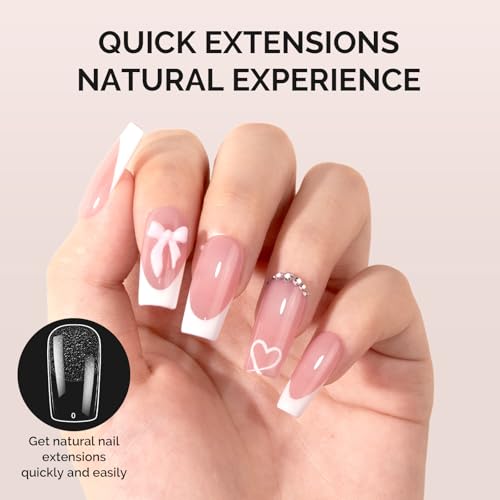 Image of MelodySusie Medium Square X Nail Tips - 300Pcs 15 Sizes Clear Acrylic, Half Matte Full Cover Press on Nails for DIY Extension & Salon Use, Pre-Shaped for Long-Lasting Manicure