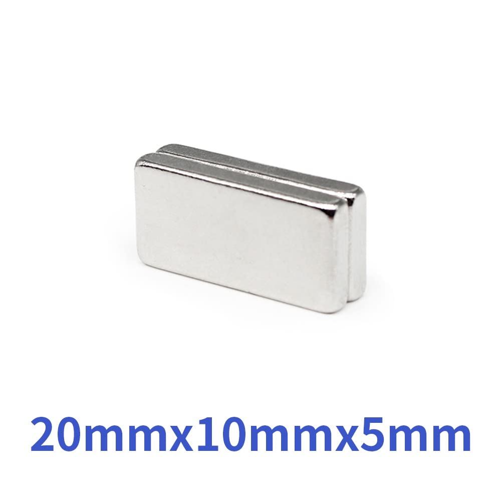 2/5/10/20/30/50PCS 20x10x5 Quadrate Magnetic 20x10x5mm Block Neodymium 20 * 10 * 5 Permanent Magnets(5PCS)