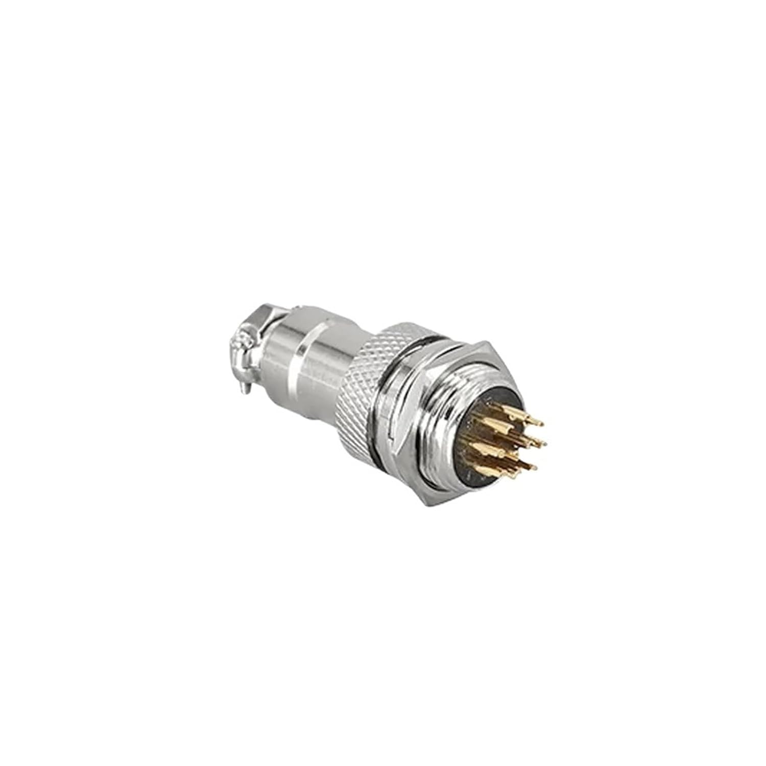 5/20/100Set 16 Gold Plated Socket 2 3 4 5 6 7 8 9 10 PIN Male Female 16mm M16 Wire Panel Circular Connector(16-6P(Male Female),5 Sets)