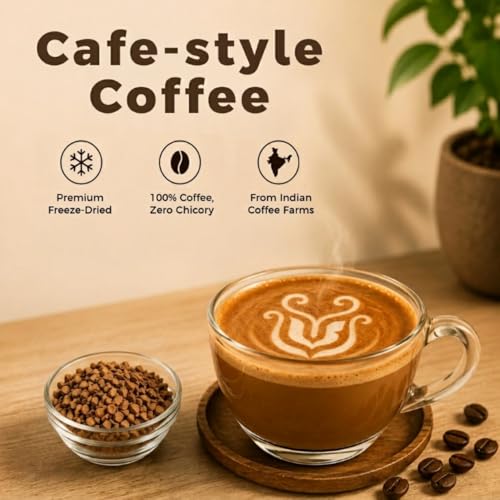 Image of IncredaBrew Wellness Instant Coffee Powder - Dark Chocolate, Hazelnut & Vanilla| Makes 60 Cups of Hot /Cold Coffee, Milk /Black Coffee, Combo Pack of 3 Coffee Flavours x 20 Sachets