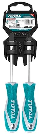 MR LIGHT TOTAL 2 Pieces Screwdriver Set -Chrome Vanadium (Cr-V) High Durability