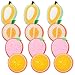 JECOMPRIS 12pcs Cleaning Sponge Cute Fruit-Shape Kitchen Sponge Washing Sponge Dish Cleaning Sponge Scrubber(4.72X4.72X1.38in)
