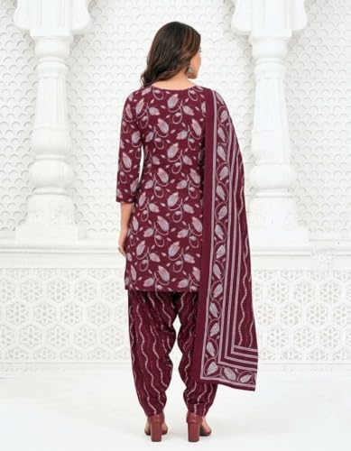 Image of Priyashi Women Unstiched Crepe dress materials | Crepe Salwar Suit for women with dupatta | suit material for women unstitched