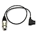 Topcine DTap to 4Pin XLR Power Cable, D-Tap Male to 4Pin XLR Female Cable Compatible for Sony Venice Panasonic Varicam Blackmagic URSA Mini Pro TVlogic Filed Monitor Power Cable Sound Mixers Cable
