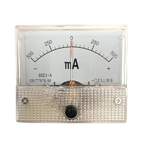Ampèremètre analogique 85C1 +-500 mA contrôleur de courant continu pour tableau