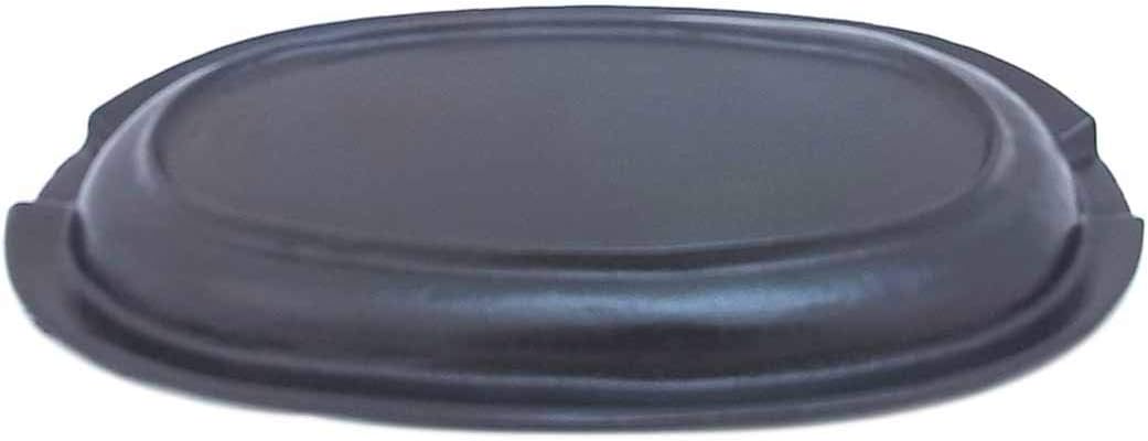 遠藤商事 Endo Shoji PST05001 Commercial Steak Plate, Iron Casting, Natural Wood
