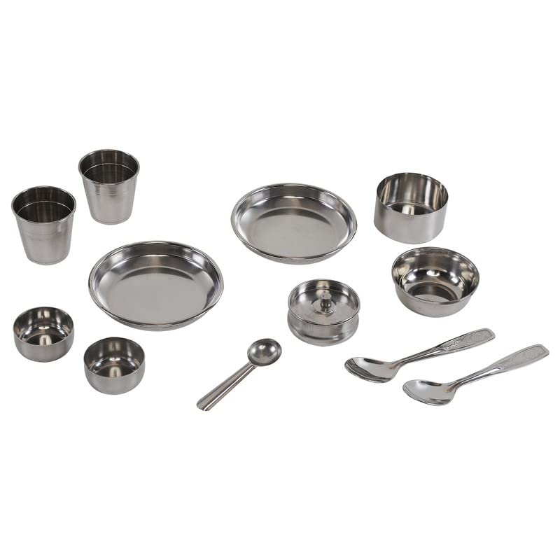 Fresh Kitchenware Set Non Toxic Plastic Along with Pure Stainless Steel Cooking Accessories for Girls Age 3 Years Plus (B0BNC9YJC2) Amazon Price History, Amazon Price Tracker