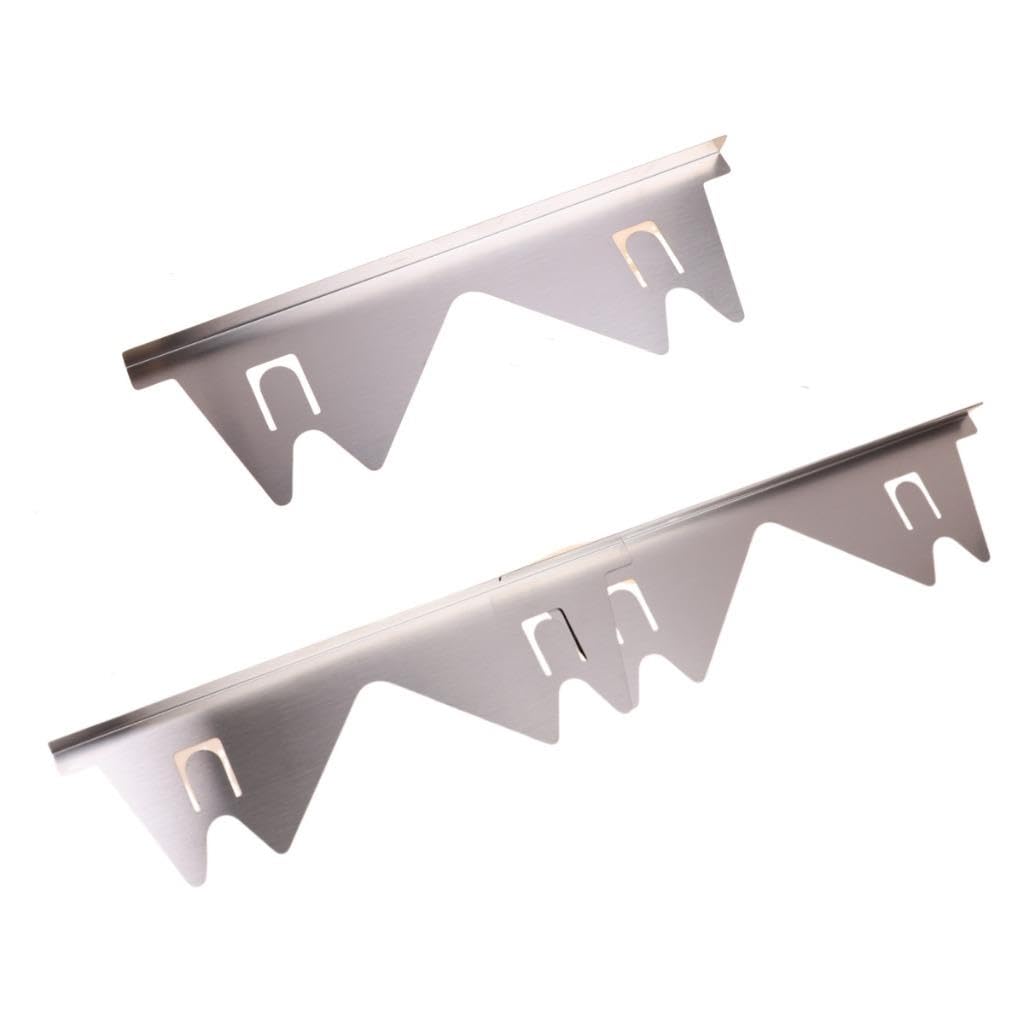 TefexerStainless Steel Stove Gap Covers 2 Pcs Stove Gap Filler Adjustable 13.8" to 27.6" Range Trim Kit for Kitchen Oven Counter Side Gap (White)