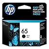 Original HP 65 Black Ink Cartridge | Works with HP AMP 100, HP DeskJet 2600, 3700, HP Envy 5000 Series | Eligible for Instant Ink | N9K02AN