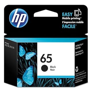 Original HP 65 Black Ink Cartridge | Works with HP AMP 100, HP DeskJet 2600, 3700, HP Envy 5000 Series | Eligible for Instant Ink | N9K02AN