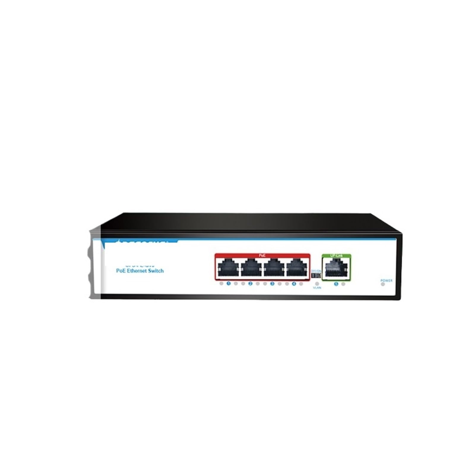 Commutateur Ethernet PoE 48V Gigabit 4 à 8 ports intelligents OFS-PE-GT5