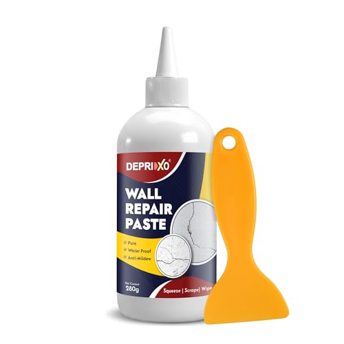 Image of Wall Repair Paste - Paint Wall Putty Crack Repair for Walls and Joint, Mending Agent Damage Wall Crack Filler, Waterproof Wall Hole Filler by UNIDSC (Wall Repair Paste, 280 ml)