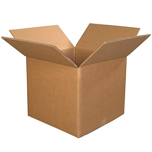 BOX USA HD242424TW Heavy-Duty Triple Wall Corrugated Cardboard Box 24" L x 24" W x 24" H, Kraft, for Shipping, Packing and Moving (Pack of 5) by BOX USA - Used condition - US$88.32