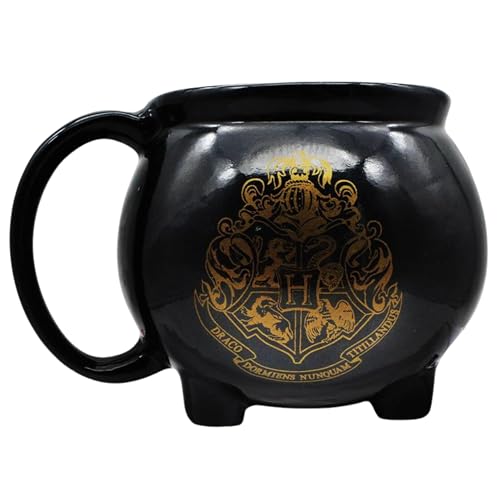 Zona Criativa Caneca 3D Formato Caldeirão Hogwarts Harry Potter 500 ml