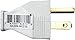 Legrand - Pass & Seymour SA399WCC10 Residential Straight Blade Plug 15-Amp 125-volt Two Pole Three Wire, White