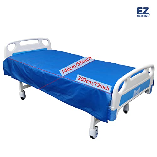 EZ Assistive 56\"*78\" Flat slide sheet Reusable and Washable Patient Transfer Sheet for Patient in-Bed Transferring and Repositioning Easy Apply and Use