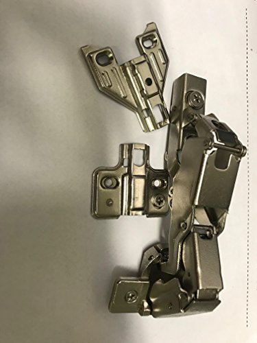 Wide Angle Clip-On Hinge, Opening Angle 165°, Half Overlay