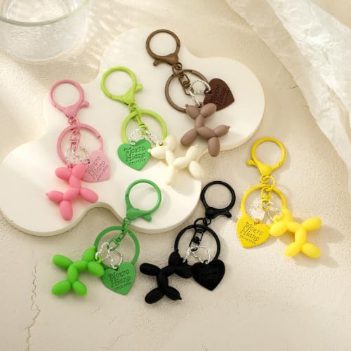 Image of Balloon Dog Keychain Bulk, Fun Purse Charms Bag Decoration