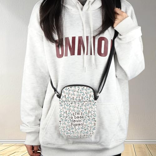 G2TUP Pigeon Crossbody Bag Pigeon Books Gifts I'm A Book Lovin' Pigeon Gifts Pigeon Teacher Shoulder Bag4