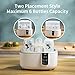 Bottle Cleaner and Dryer, Fast Electric Steam Dryer for Baby Bottles Pacifier Breast Pump, Baby Bottle Steam Dryer, Dries Faster Large Capacity Holds 6 Bottles, LED Display Auto-Off Baby Bottle Washer