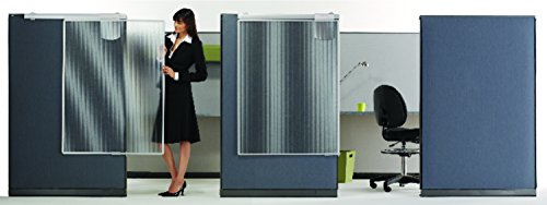 Quartet Workstation Privacy Screen, 36" x 48", For Cubicle or Office, Adjustable Height, Sliding, Sturdy Aluminum Frame, Includes Attachable Whiteboard (WPS1000) - Thumbnail 6