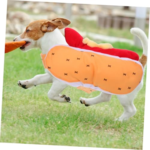 Disfraz Ajustable Hot Dog para Perros ORFOFE miniatura 7
