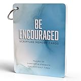 Be Encouraged Scripture Memory Cards – Psalms of Comfort & Strength for Difficult Times | Encouragement Gifts for Women | Condolences Gift for Loss, ... Psalms for Overcoming Grief and Loss)