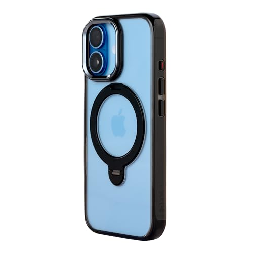 Image of TEKNE Crystal360 Back Case Cover for iPhone 17 | Slim Polycarbonate Hard Case | Scratch Resistant | Wireless Charging Compatible | Black