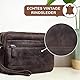 STILORD Herren-Handgelenktasche aus Echtleder braun - Vintage Männer-Handtasche - Retro Ledertasche - Leder-Herren-Organizer ’Pax’