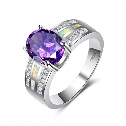 Bague en argent 925 et opale blanche de fiançailles : éclat de haute joaillerie