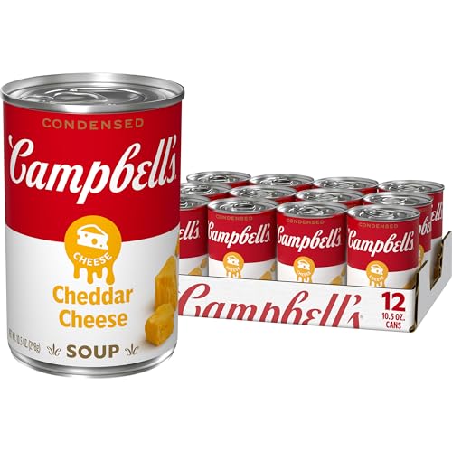 Image of Campbell's Condensed Cheddar Cheese Soup, 10.5 oz. Can (12 Pack) (Packaging May Vary)