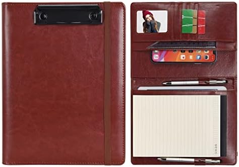 Portadocumenti Wonderpool A5 In Pelle PU - Blocco Note Integrato, Multitasche, Verde - Foto 7