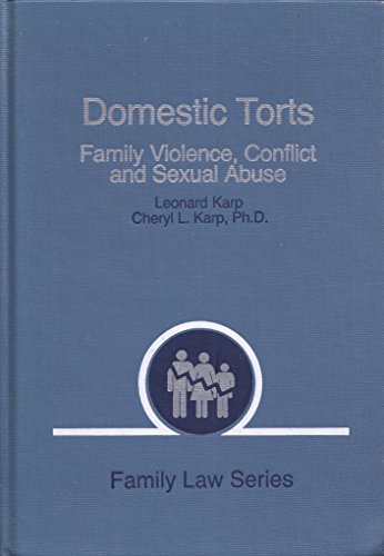 Domestic Torts: Family Violence, Conflict and S... 0071721460 Book Cover