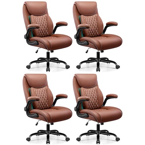 Image of BESTFAIR Office Desk Chair with Lumbar Support for Lower Back Pain