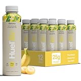 Huel Lite Ready to Drink, 12 x 500ml Bottles, 25g Banana Flavour Protein Shake, 190 Calories Meal Replacement Shake, Low Sugar, High Fibre, Vegan Protein Drinks with 26 Vitamins & Minerals