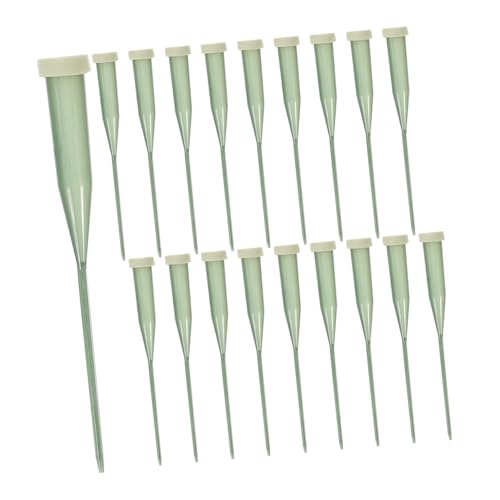 CIMAXIC Stem Water Tubes 25 Count Green Plastic Floral Tubes for Flower Preservation