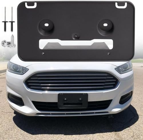 Speed Daddy Front License Plate Bracket – Fits 2017-2018 Ford Fusion – Matte Black