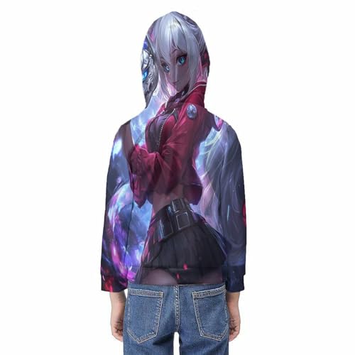 Sweat-Shirt à Capuche 3D Cadeau Idéal Ado 13-15 Ans Pull Dessin Animé - 6