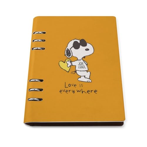 スヌーピー ルーズリーフ さらさら書ける メモ帳 ダイアリー ノート キャンパスノート 用途別 日記 A5 日記帳