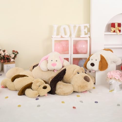 Morismos DOGPILLOW_80CM Puppy Dog Stuffed Animal Soft Plush Dog Pillow, Big Dog Plush Toy thumb #2