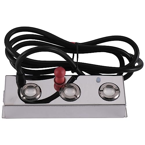 Lizusidtsy 3 Head Mist Maker Ultrasonic Mist Fogger Air Humidifier Water Fountain Fog Maker Machine Stainless Steel Fogger, Silver