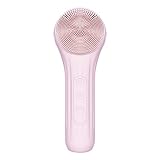 Sonic Wasserdichte Gesichtsreinigungsbürste für Männer und Frauen, Wiederaufladbare Peeling Elektrische Gesichtsreinigungsbürste (Rosa)